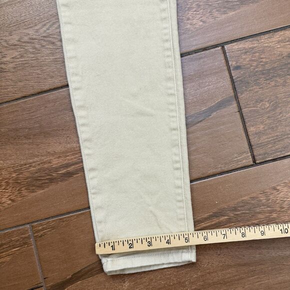 Michael Kors Jeans Women's Size 8 Khaki Denim Skinny Jeans Mid-Rise Stretch - Picture 7 of 8